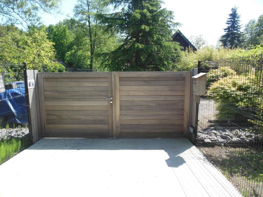 houten poorten, Jardin & Terrasse, Portes de jardin, Enlèvement, Neuf, Bois