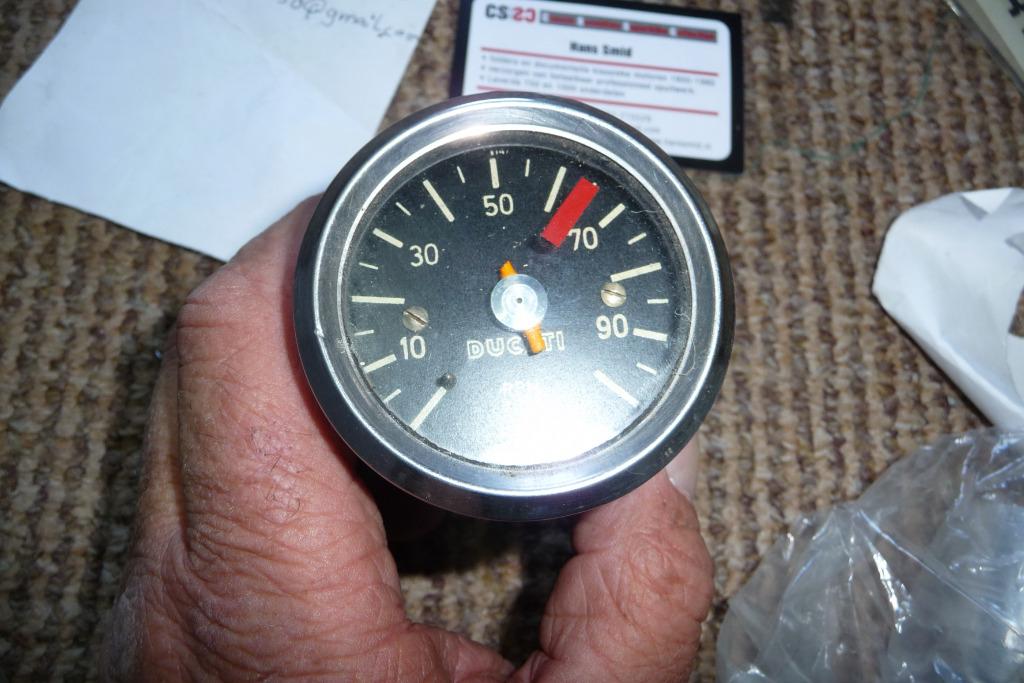 VDO Speedo instrument Ducati 250 350 450 Mark 3D DEFECT, Motoren, Ophalen of Verzenden, Gebruikt