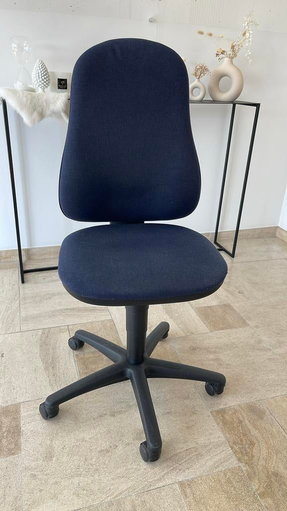 Chaise de bureau, Enlèvement, Utilisé, Bleu, Chaise de bureau