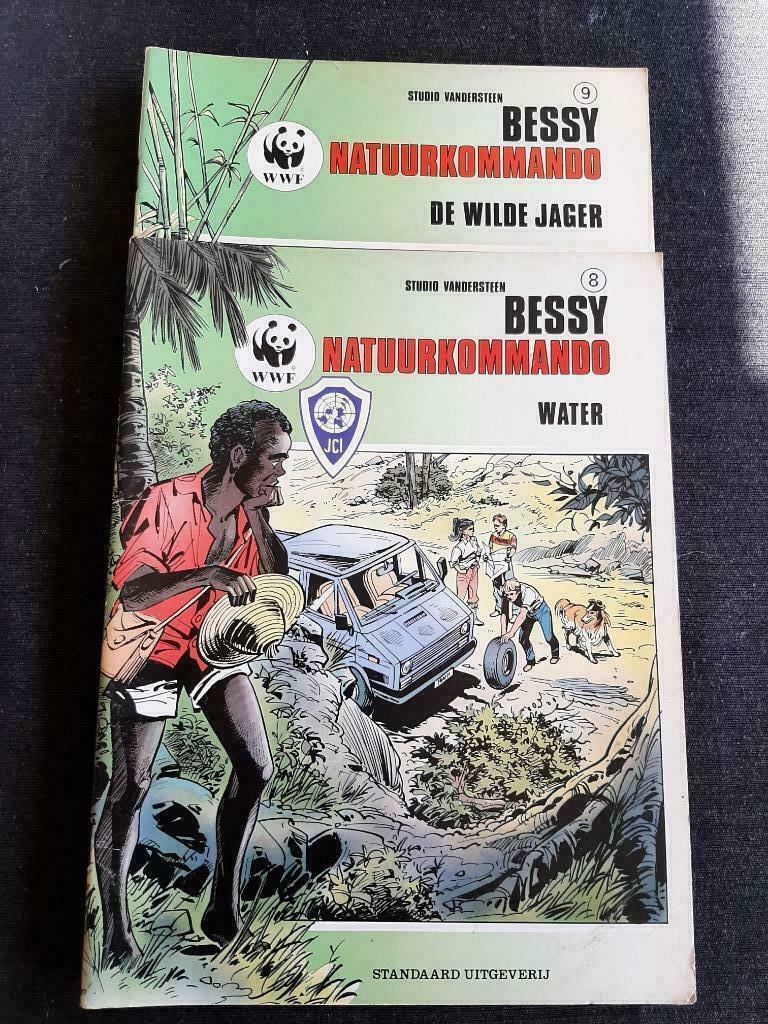 2 x Bessy Natuurkommando, Boeken, Meerdere stripboeken, Ophalen, Gelezen