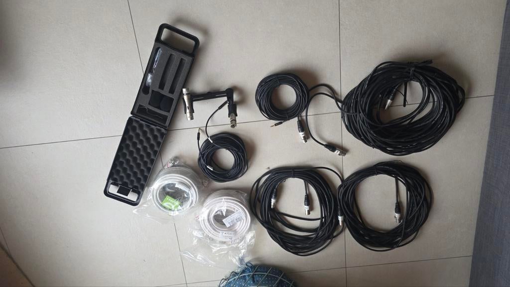 Lot de câbles HDMI XLR Jack 3.5 micros, Enlèvement