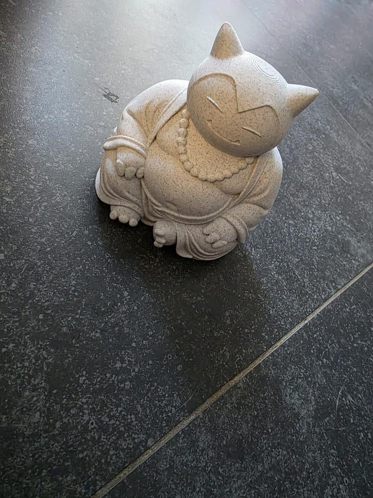 Snorlax Boeddhabeeld - Pokémon - PLA marmereffect - 12 cm, Ophalen of Verzenden, Nieuw, Overige typen