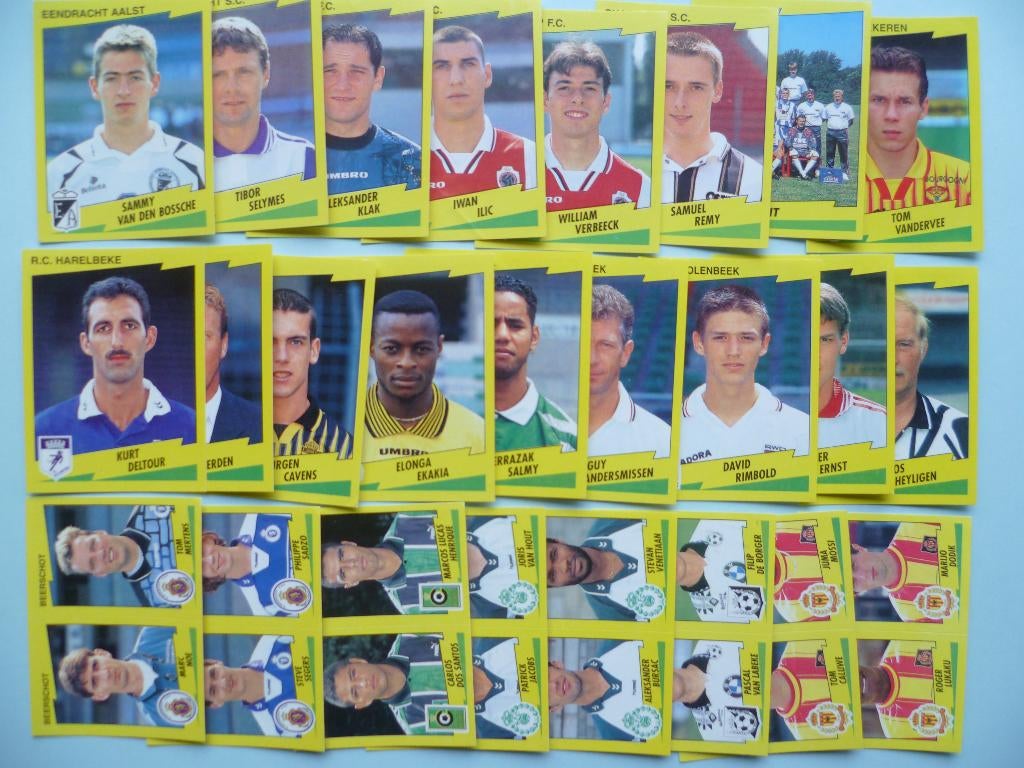 Panini Football 98 Voetbal België stickers images x 25 Nieuw, Collections, Enlèvement ou Envoi, Neuf
