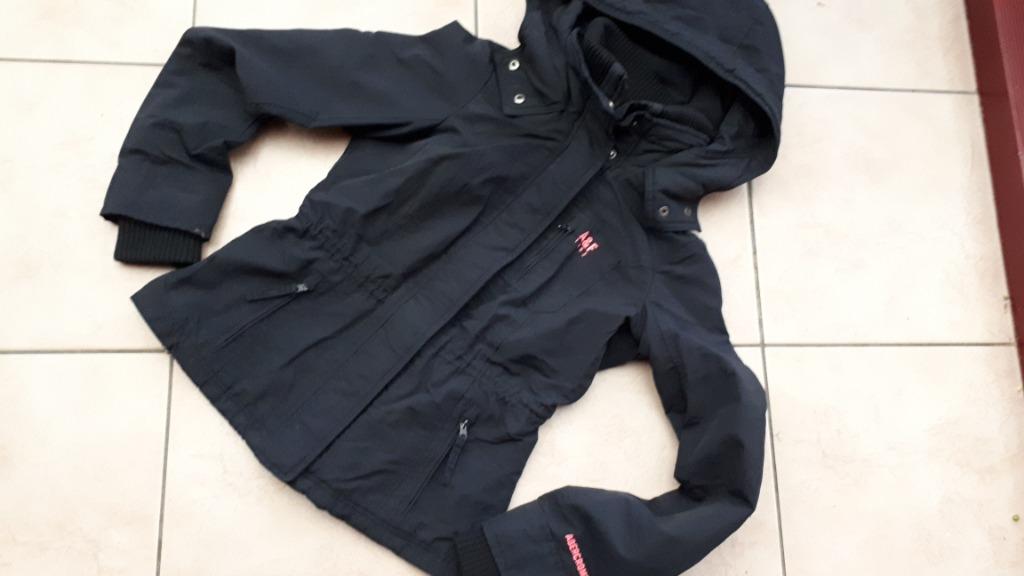 donkerblauwe jas ABERCROMBIE in maat S, Kleding | Dames, Abercrombie & Fitch, Ophalen of Verzenden, Zo goed als nieuw, Maat 36 (S)
