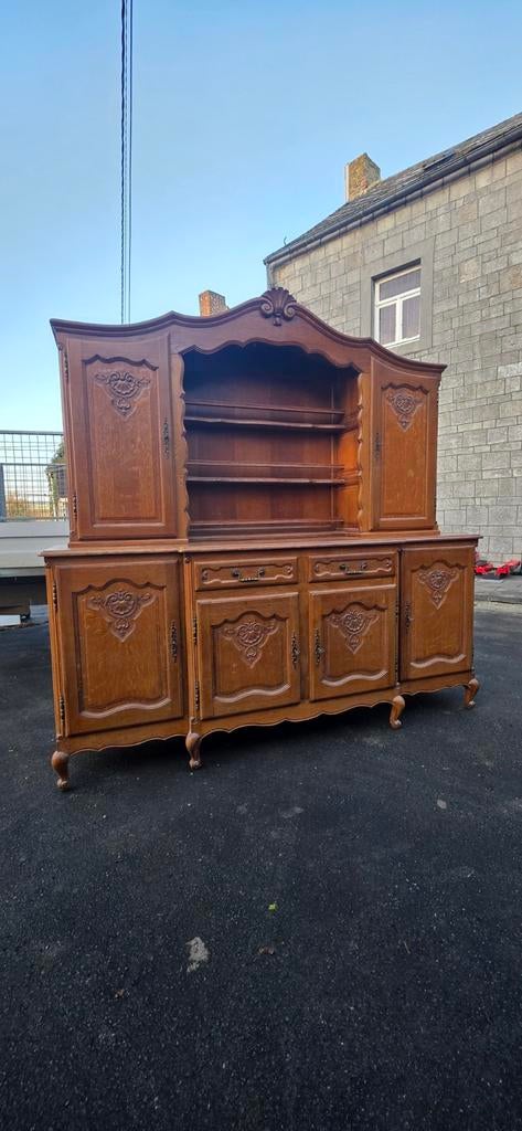Buffet vaisselier ancien en bois