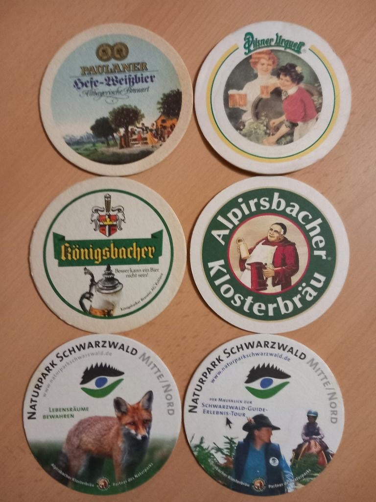 Bierviltjes Duitse brouwerijen (588), Ophalen of Verzenden, Zo goed als nieuw