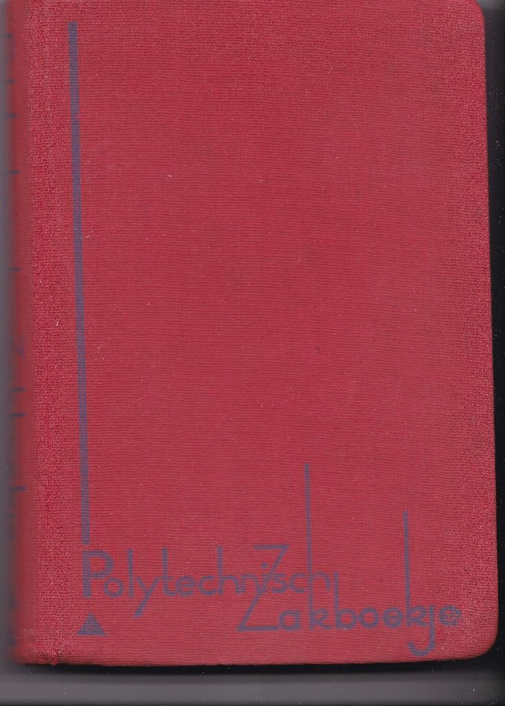 Polytechnisch Zakboekje – PBNA – 18e druk (vroege editie), Ophalen, Gelezen, Overige wetenschappen