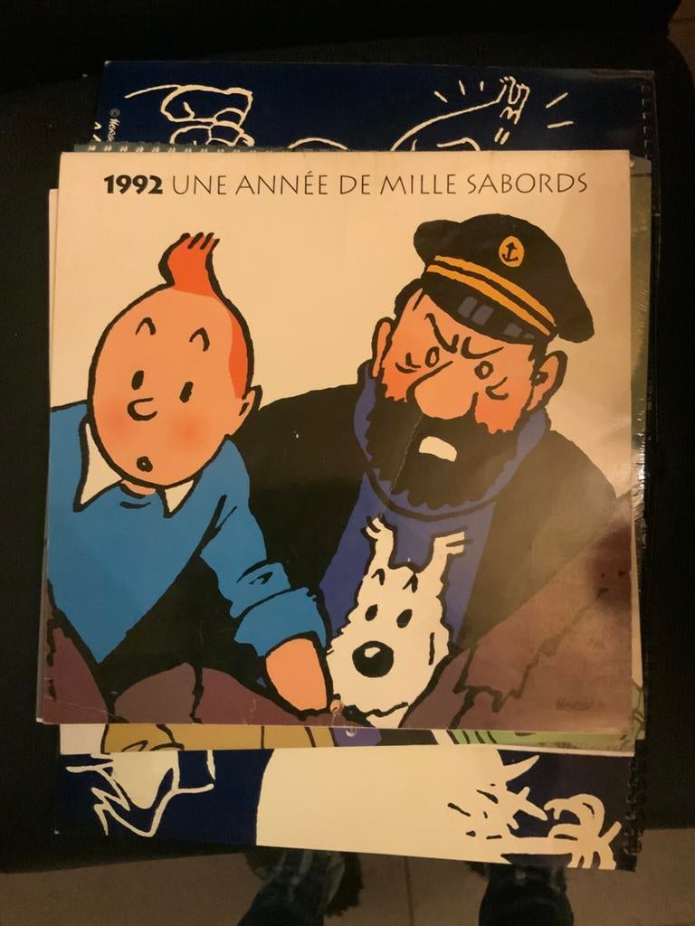 Calendrier tintin, Enlèvement, Comme neuf