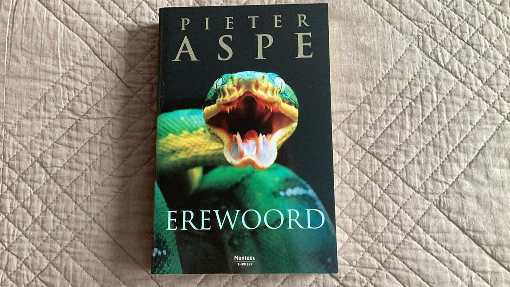 Pieter Aspe - Erewoord, Boeken, Thrillers, Nieuw, Ophalen