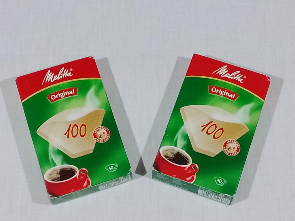 Koffiefilters - Melitta - 2 Pakjes - Maat 100, Huis en Inrichting, Ophalen of Verzenden, Nieuw