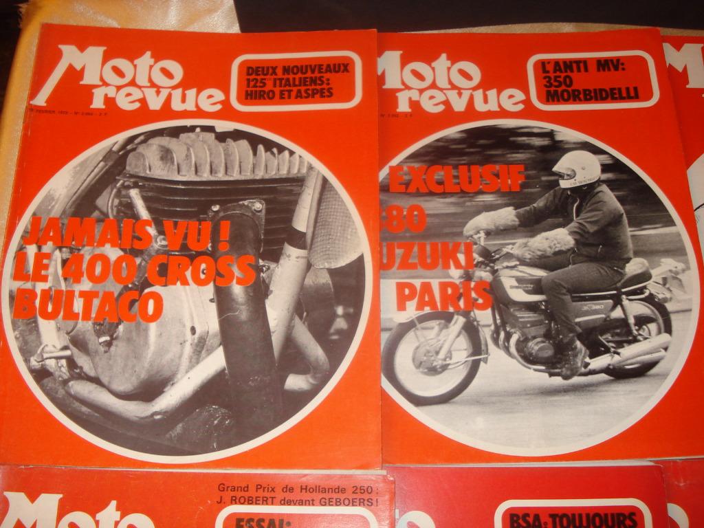 MOTO REVUE Lot de 9 Anciennes Revues 1972, Livres, Enlèvement ou Envoi, Utilisé, Général