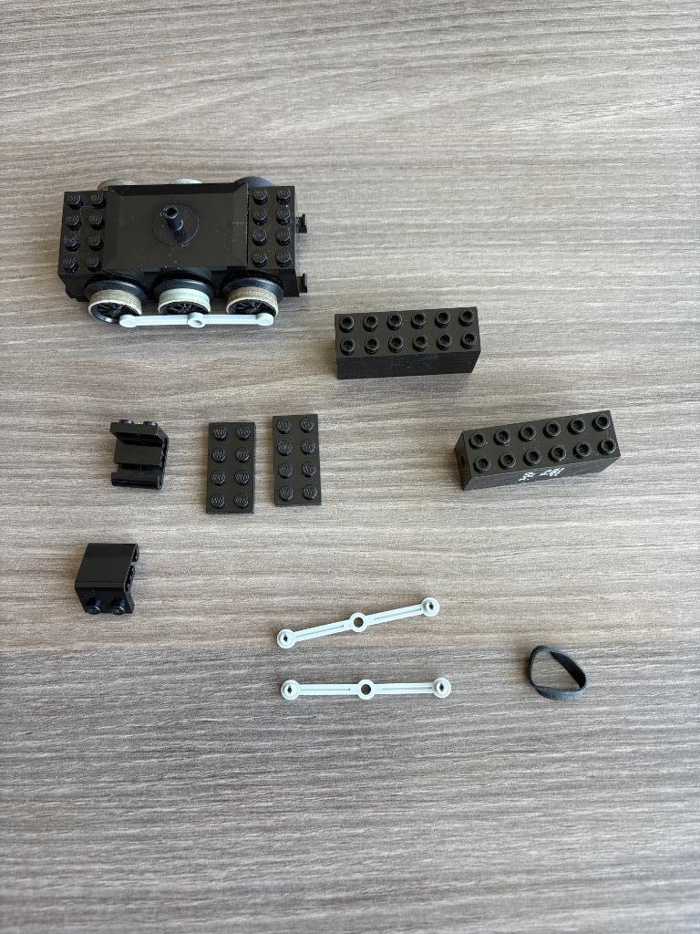 Lego 7865-1 vintage Train 12 v motor - getest werkt zonder d, Enlèvement ou Envoi, Utilisé, Ensemble complet, Lego
