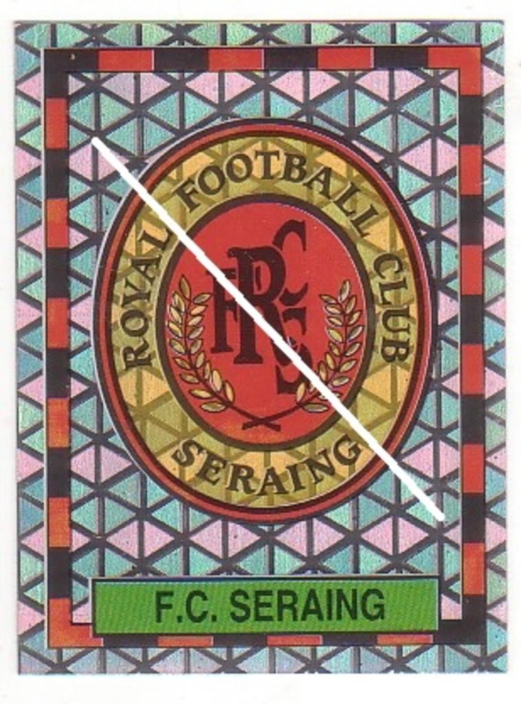 Panini Football 95 Seraing Logo, Collections, Envoi, Comme neuf, Affiche, Image ou Autocollant