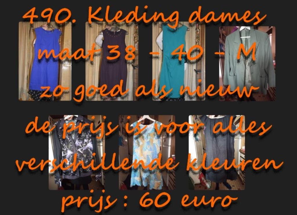 490. Vêtements femme taille 38 - 40 - M, ANDERE, Taille 38/40 (M), Autres couleurs, Comme neuf