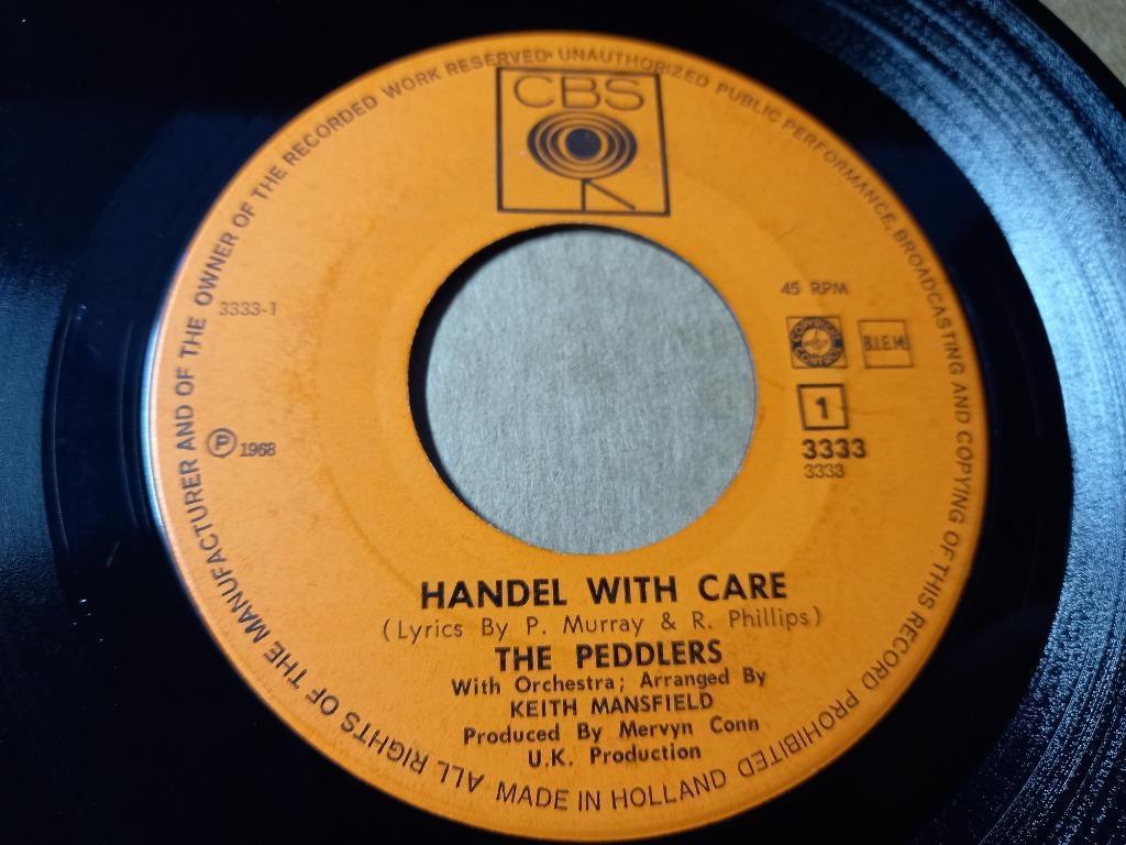 The Peddlers ‎– Handel With Care / Horse's Collar '7, 7 inch, Single, Ophalen of Verzenden, Zo goed als nieuw