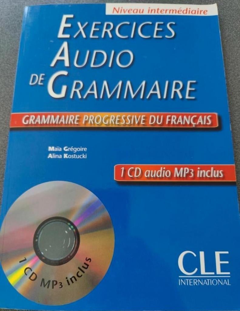 Exercices audio de grammaire + 1 CD audio MP3, Enlèvement ou Envoi, Comme neuf, Maïa Grégoire et Alina Kostucki