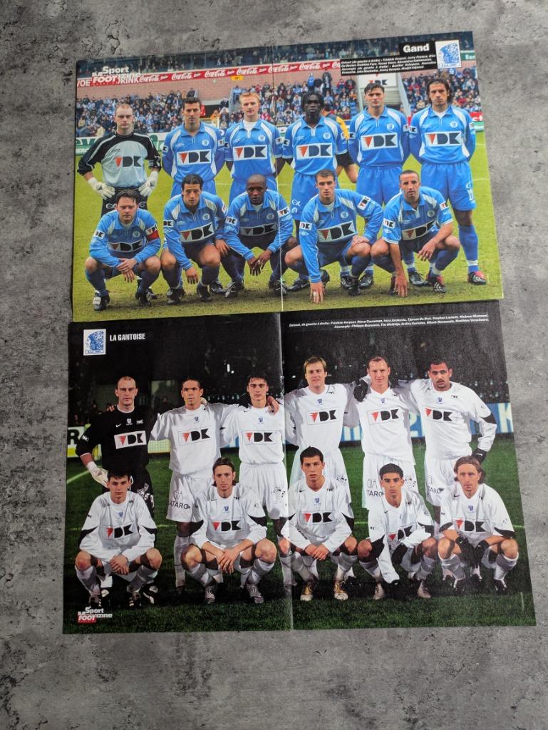 VOETBAL POSTERS AA GENT LA GANTOISE 2X, Verzamelen, Verzenden, Zo goed als nieuw