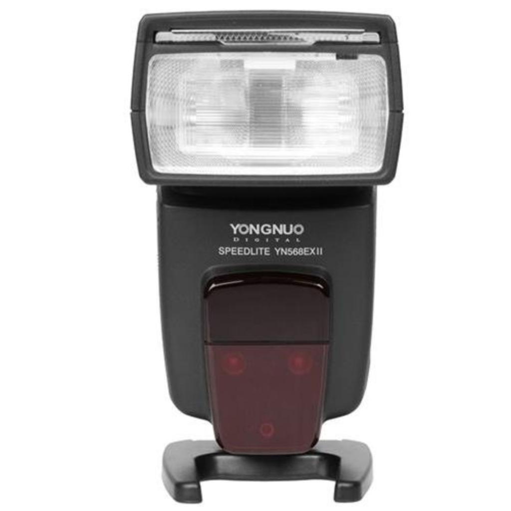 Yongnuo YN-568EX II TTL flitser voor Canon, Ophalen of Verzenden, Zo goed als nieuw, Overige merken, Kantelbaar