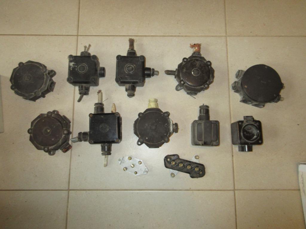 Vintage sixties oude bakeliet verdeeldozen electriciteit, Ophalen