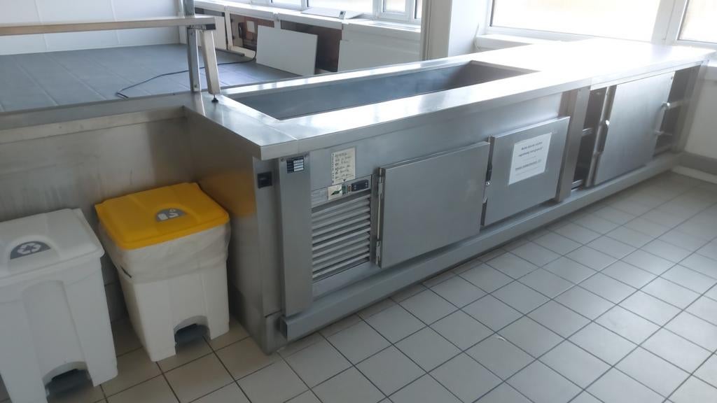 Koeltoog  in inox compleet, Ophalen