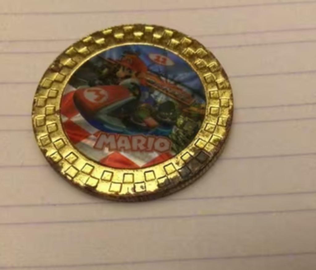 Nintendo super Mario Kart Coin 12 token, Games en Spelcomputers, Ophalen