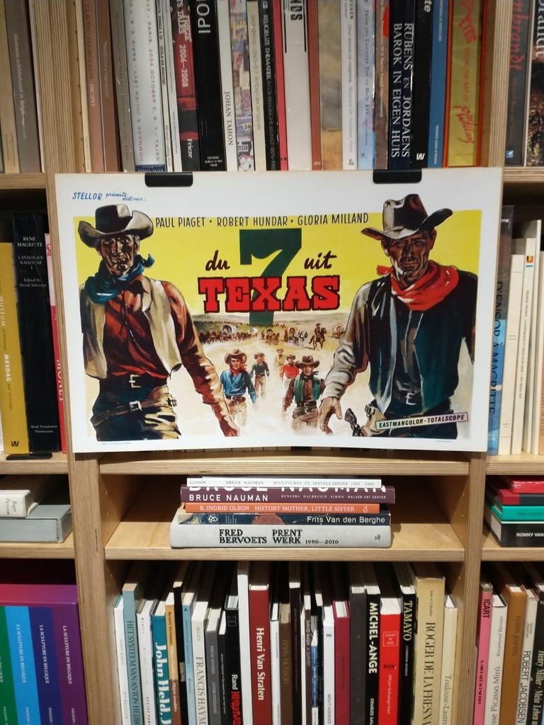 Stellor films - De 7 uit Texas - filmaffiche, Verzamelen, Ophalen of Verzenden, Zo goed als nieuw