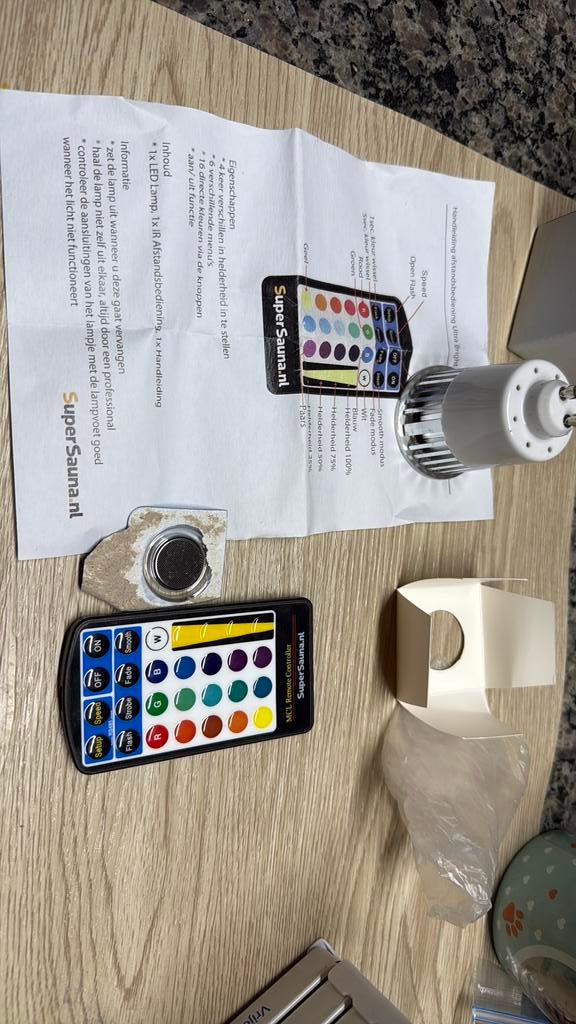 Led 5 watt GU 10 aansluiting medere kleuren, Sport en Fitness, Ophalen, Zo goed als nieuw