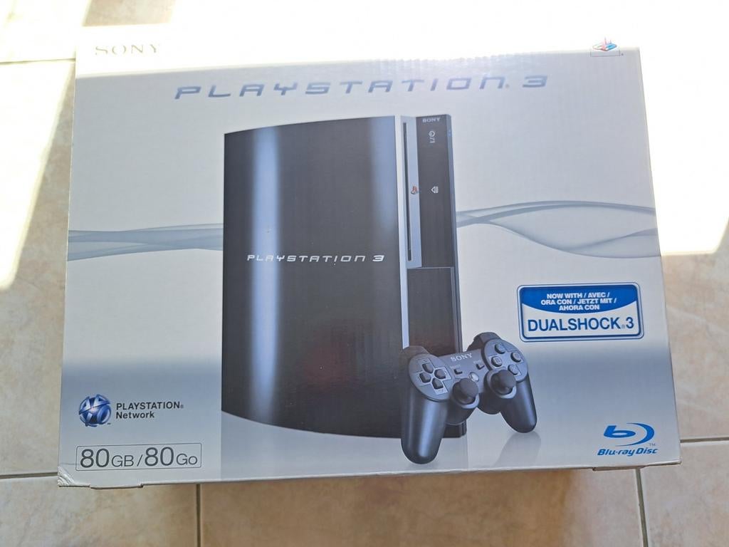 Boite seule de la playstation 3 80gb. État impeccable !, Enlèvement ou Envoi, Comme neuf