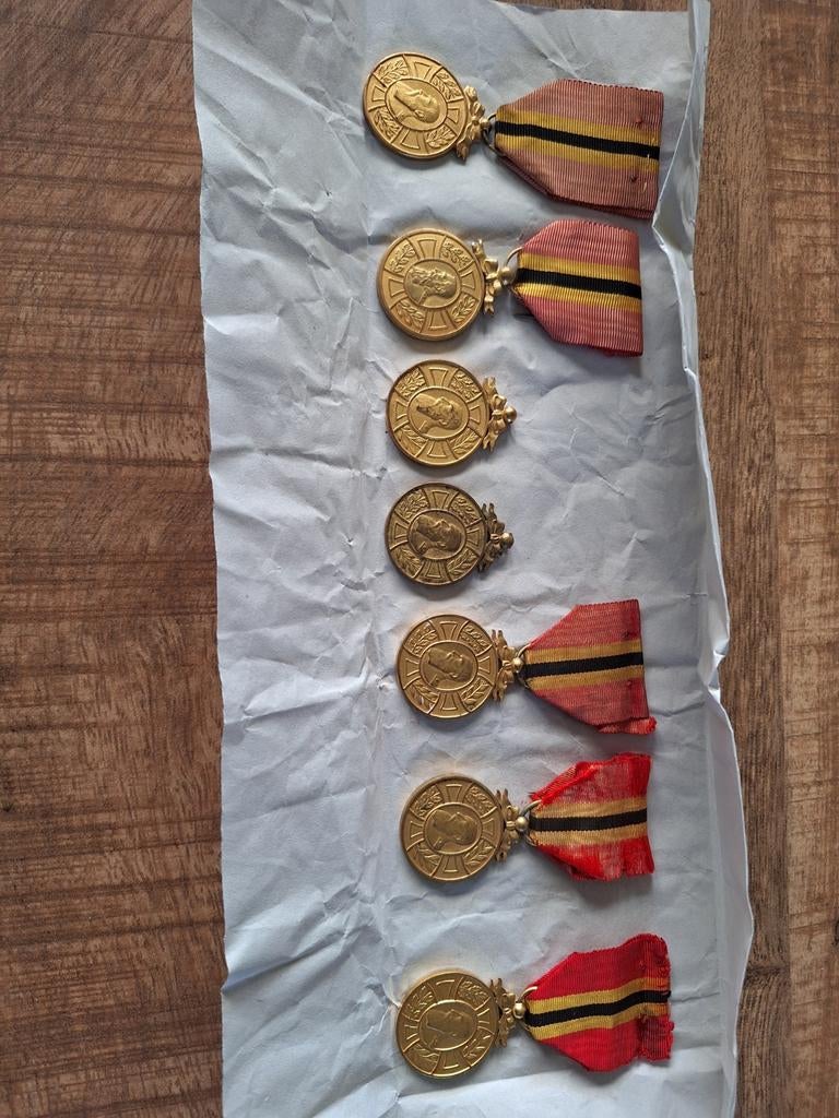medailles leopold2, Verzamelen, Ophalen of Verzenden