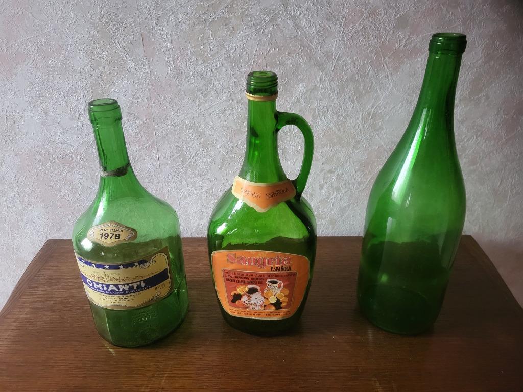 3 oude flessen, Ophalen of Verzenden