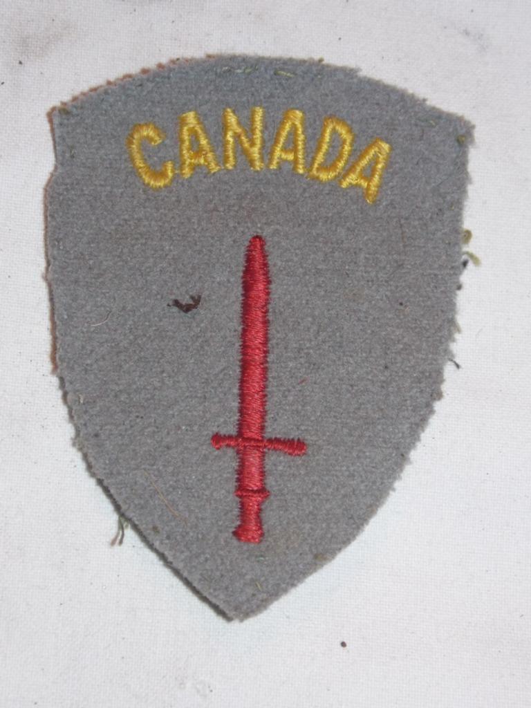 27th canadian infantry brigade patch, Verzamelen, Ophalen of Verzenden, Landmacht, Embleem of Badge