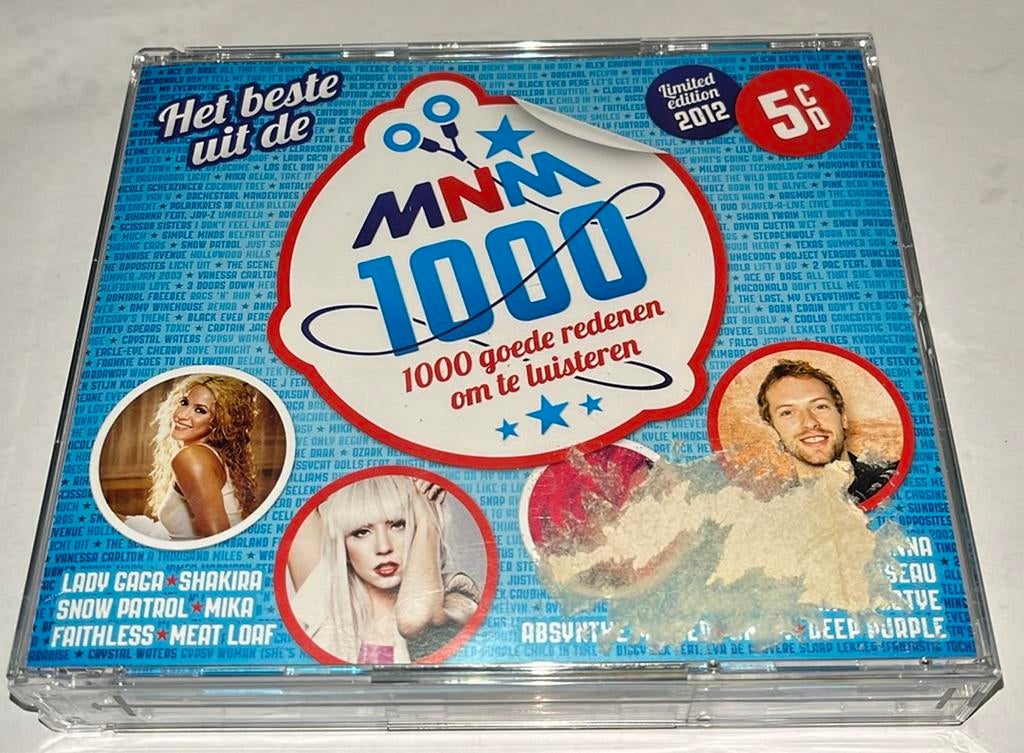 Het Beste uit de MNM 1000 - limited edition 2012 - 5CD Box, Cd's en Dvd's, Ophalen of Verzenden, Zo goed als nieuw