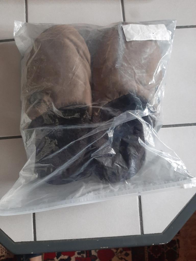 Heren pantoffels maat 44/45 met wol voor de winter, Ophalen
