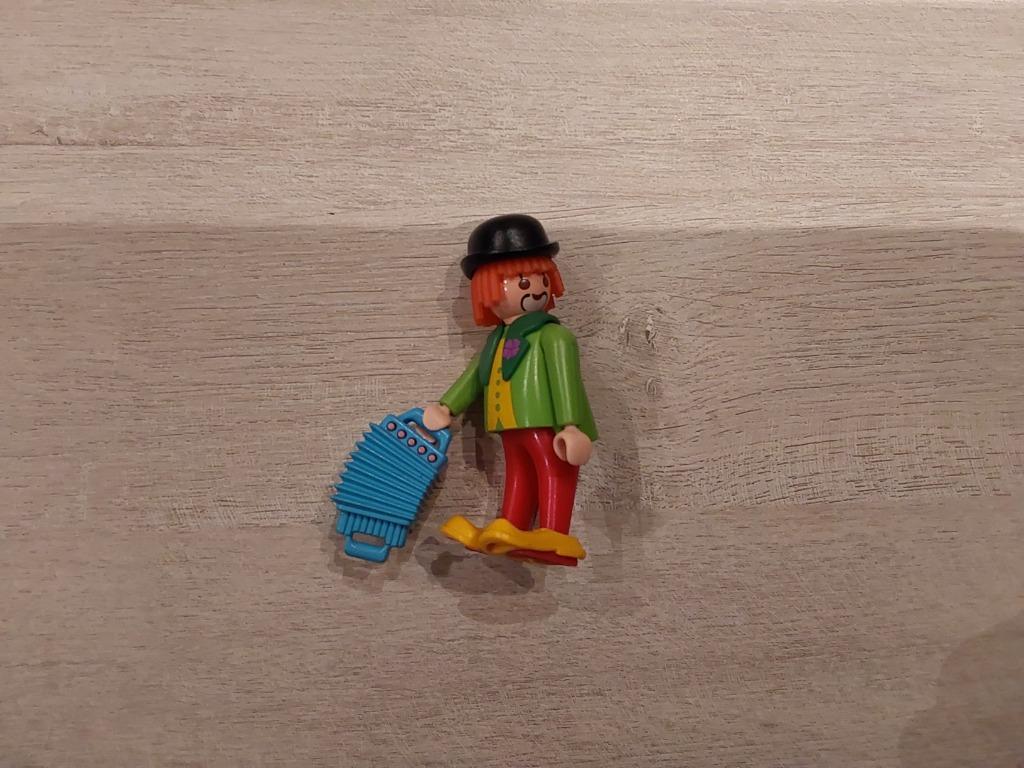 Playmobil clown met accordeon, Ophalen of Verzenden, Zo goed als nieuw
