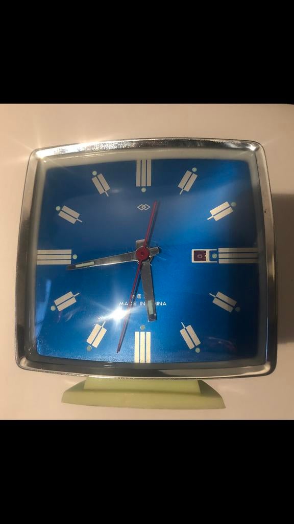 vintage retro wekker mechanisch, Verzamelen, Ophalen of Verzenden, Overige typen
