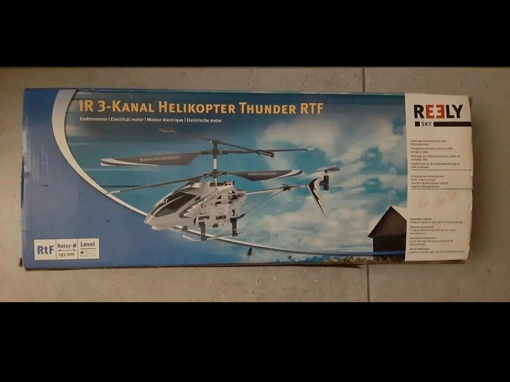 Hélicoptère infrarouge 3 canaux Thunder avec télécommande, Enlèvement ou Envoi, Comme neuf, Hélicoptère