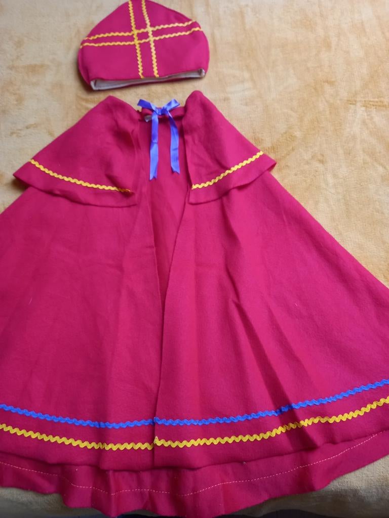 Mantel en mijter Sinterklaas, Ophalen of Verzenden, Gebruikt