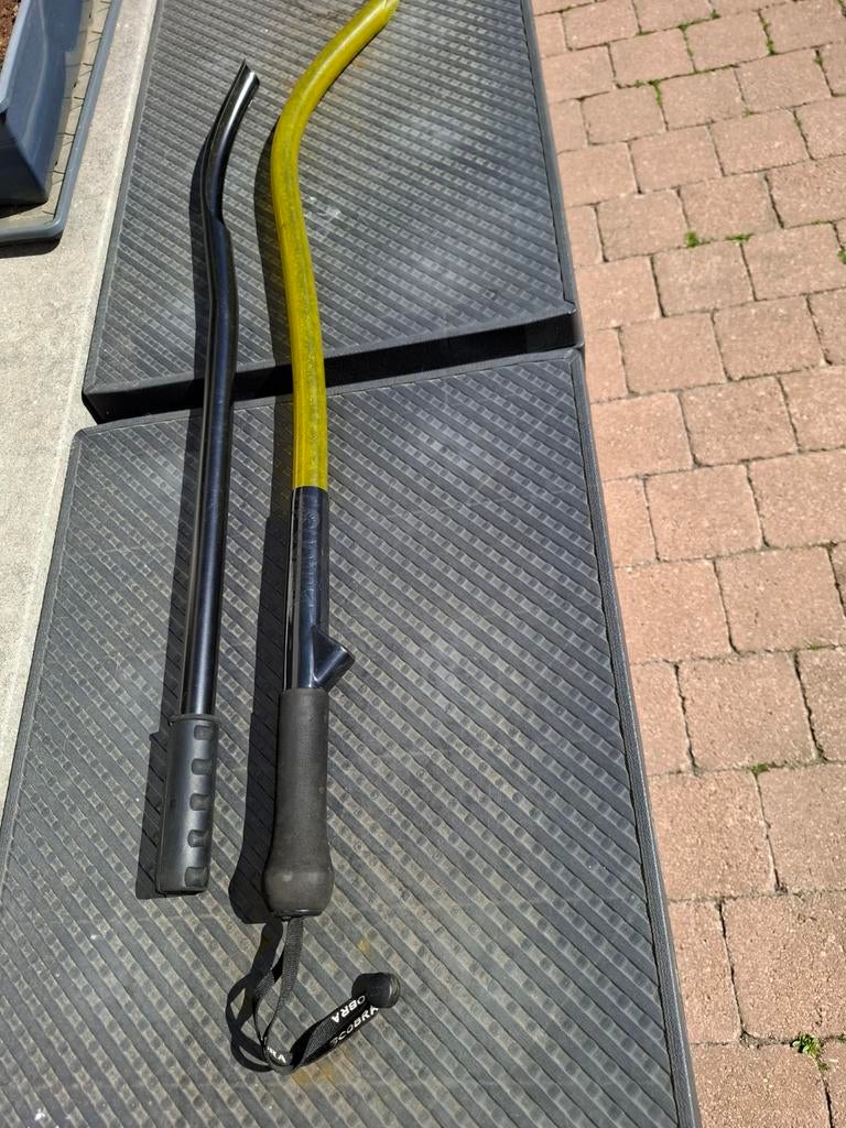 Te koop 2 werp buizen voor bollies, Watersport en Boten, Ophalen