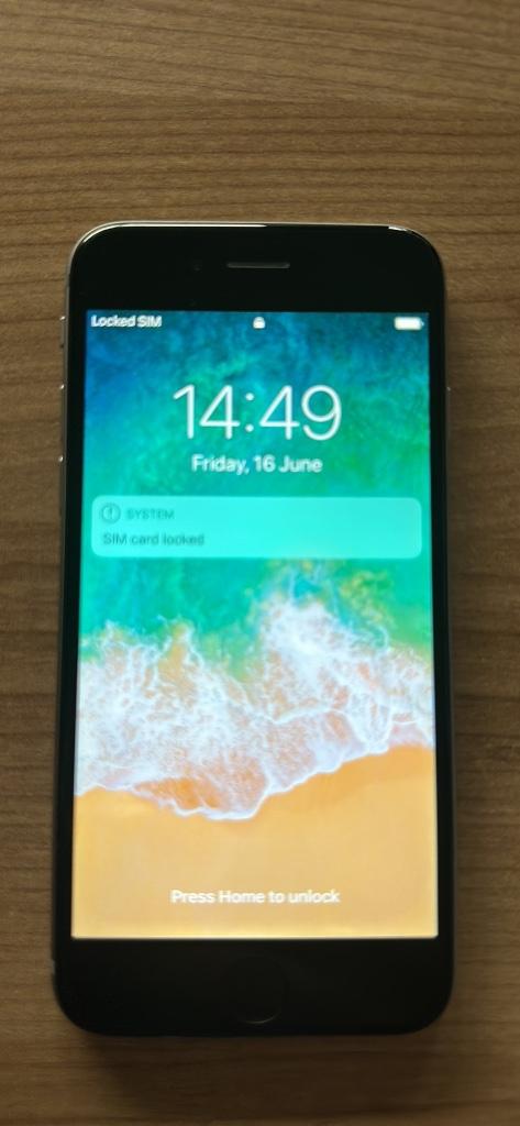 Onberispelijke iPhone 6 blokkeerde iCloud, Telecommunicatie, Ophalen, Zo goed als nieuw, Zilver, IPhone 6