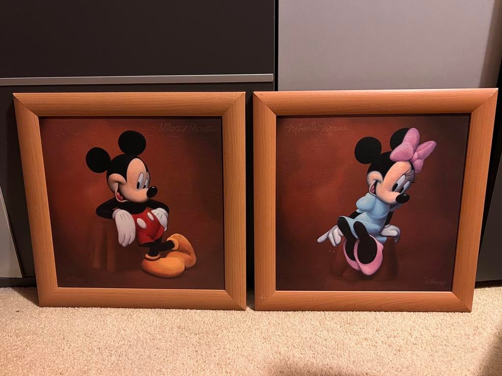 Mickey en Minnie Mouse kaders, Ophalen, Mickey Mouse, Zo goed als nieuw