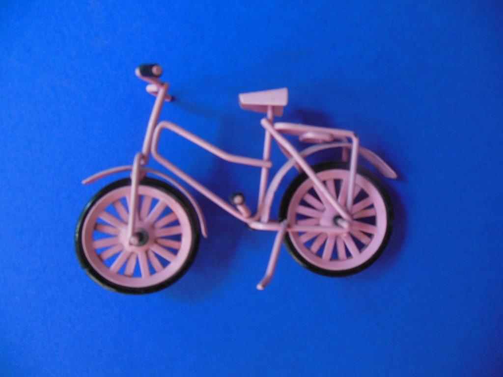 Gratis roze fietsje (decoratie), Ophalen, Gebruikt