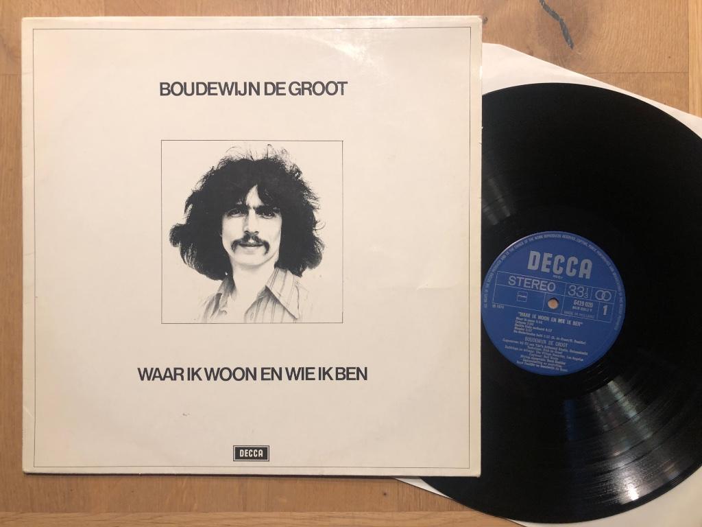 BOUDEWIJN DE GROOT - Waar ik woon en wie ik ben (LP), Enlèvement ou Envoi, 12 pouces, Pop
