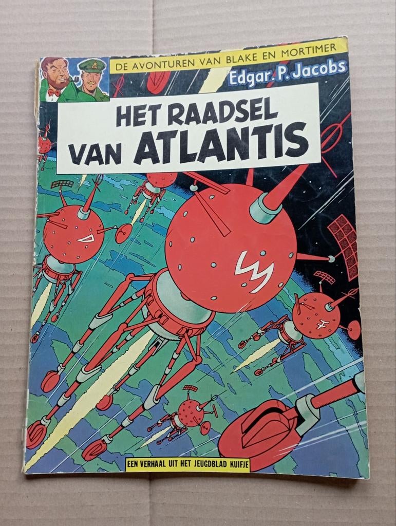 Het raadsel van Atlantis - Edgar P. Jacobs (1970), Enlèvement ou Envoi, Edgar P. Jacobs, Une BD, Utilisé