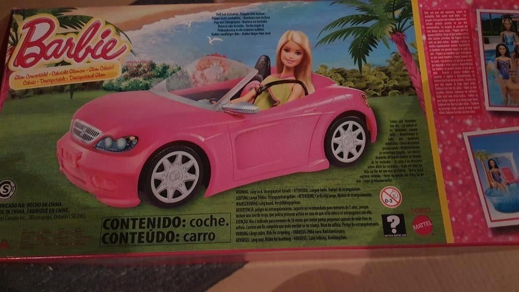 Barbie cabriolet Mattel, Enlèvement ou Envoi, Comme neuf, Barbie
