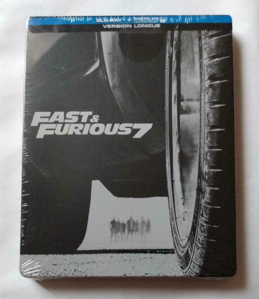 Fast & Furious 7 (Steelbook Version Longue) neuf sous bliste, Enlèvement ou Envoi, Neuf, dans son emballage, Action, Coffret
