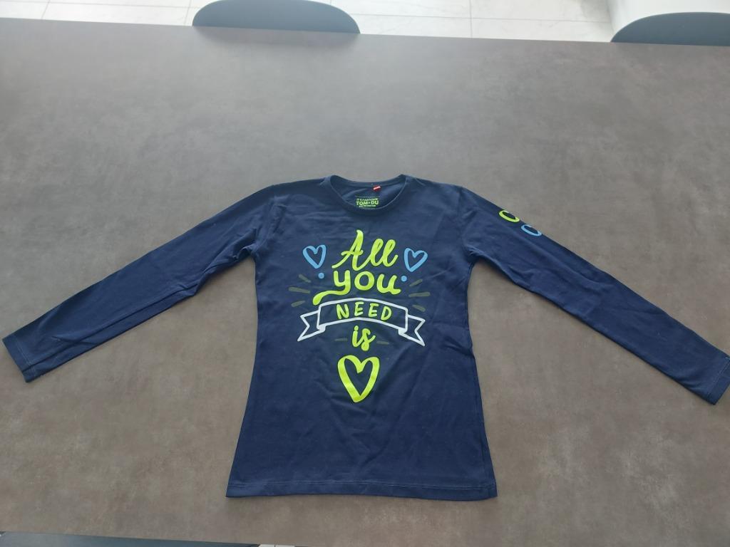 Longsleeve Tom du 152/158, Kinderen en Baby's, Ophalen of Verzenden, Tom du, Meisje, Shirt of Longsleeve