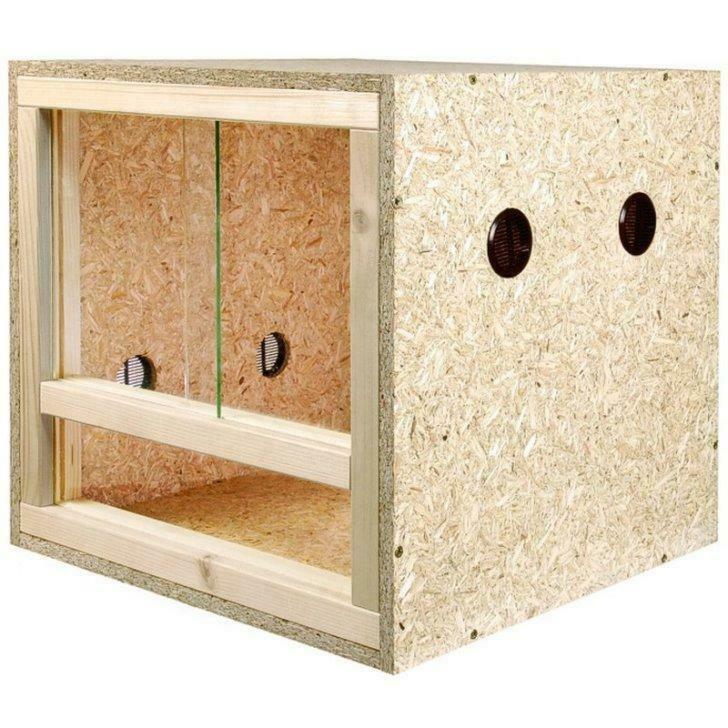 Terrarium OSB 40x40x40 cm REPTILE serpent lezard NEUF, Animaux & Accessoires, Envoi, Neuf