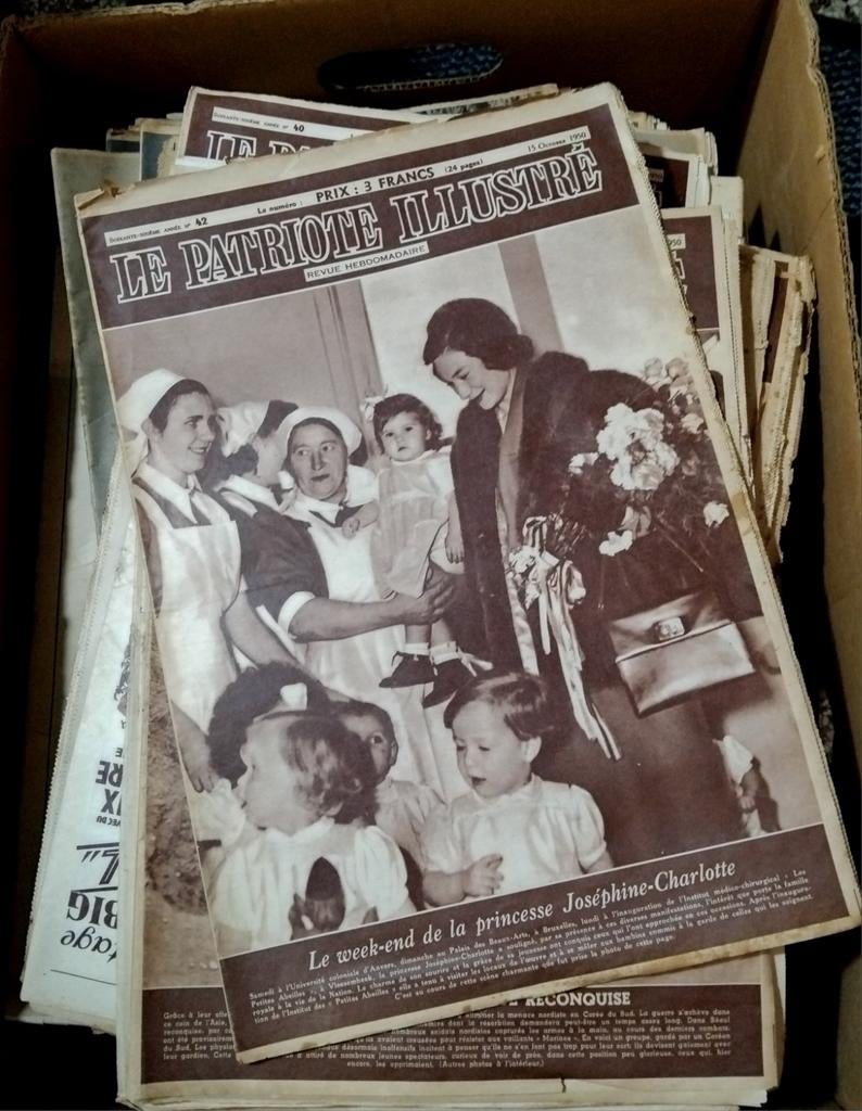 LOT DU PATRIOTE ILLUSTRÉ 1950, Enlèvement, Journal