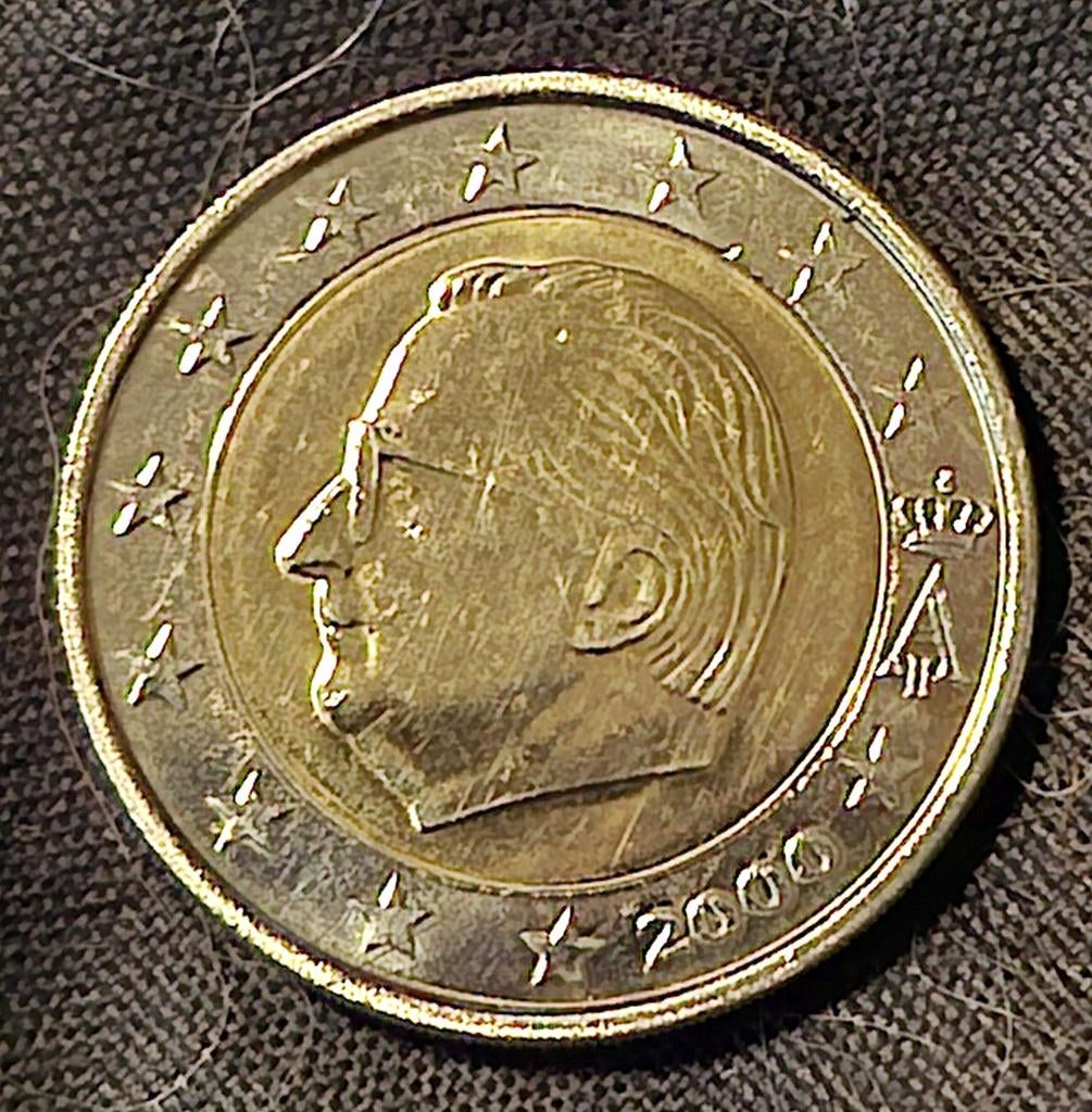 Belgische munt - 2 euro - 2000, Postzegels en Munten, Munten | Europa | Euromunten, Verzenden, België, 2 euro, Losse munt