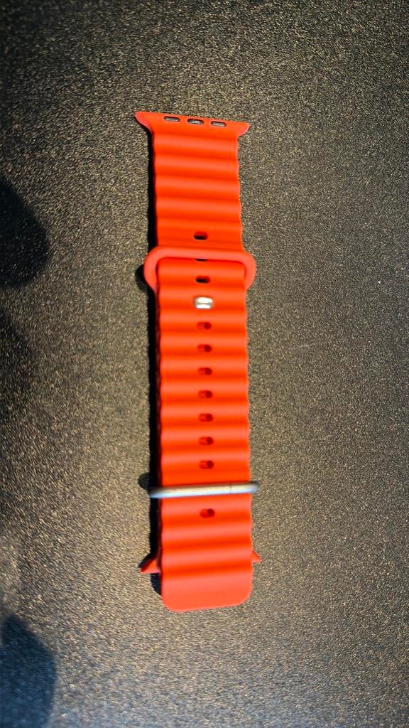Apple iWatch Ultra (1,2,3) oranje band, Ophalen of Verzenden, Zo goed als nieuw